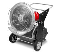 Canon à chaleur infrarouge fioul 40kW silencieux et mobile MW Tools WD135I