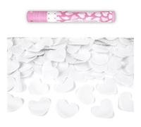 canon à confettis cur blanc 40cm - partydeco tukw40 Blanc G