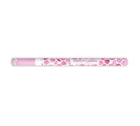 Canon à confettis pétales de rose rose 80 cm