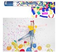 canon à confettis serpentins 40cm - partydeco tukn40 Multicolore G