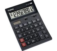 Canon AS-1200 Calculatrice de bureau noir Ecran: 12 solaire, à pile(s) (L x l x H) 37 x 119 x 37 mm