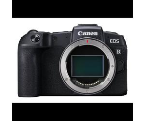 Canon EOS RP Boîtier MILC 26.2MP CMOS 6240x4160 Noir, DIGIC 8, 4K Ultra HD, ISO 100-40000, Écran LCD Tactile 3", WiFi, Bluetooth, USB Type-C