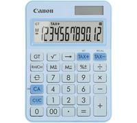Canon LS-125KB-PBL Calculatrice de poche bleu pastel Ecran: 12 à pile(s), solaire (l x H x P) 106 x 25 x 147 mm