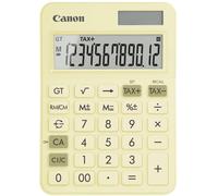Canon LS-125KB-PYL Calculatrice de poche jaune pastel Ecran: 12 à pile(s), solaire (l x H x P) 106 x 25 x 147 mm