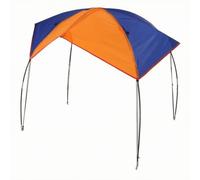 Canopée de Bateau Gonflable Abri Bimini Toit Pare Soleil Pare Brise en Polyester Résistant avec Repliables et Fixations Sûres Adaptée aux, Petit 140 120CM