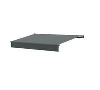 Canopée Store Store Banne Manuel sans coffre Anthracite 2,5 x 2 m Store Extérieur avec Manivelle