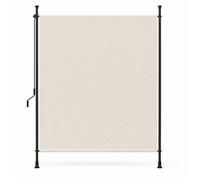 Canopée Store Store Vertical sans perçage Beige 150 x 310 cm à manivelle, Brise-Vue extérieur pour Balcon terrasse Jardin