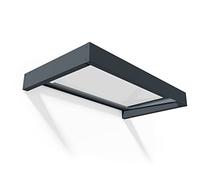 Auvent porte en aluminium Sophia 1,6 m Palram - Canopia anthracite