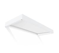 Canopia by Palram Auvent de Porte d'entrée Sophia 95x215cm Marquise de Porte, Protection Contre la Pluie et Le Soleil pour Maison,Blanche, Blanc Translucide