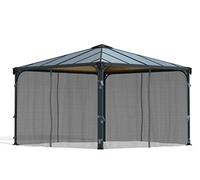 CANOPIA by Palram - Kit de Moustiquaire Pavillon Palermo, Gris, 360cm x 217cm