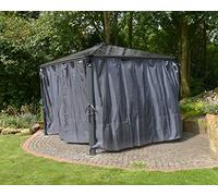 CANOPIA by Palram - Palram Rideaux Pour Tonnelle De Jardin , 360 x 217 cm En Polyester Gris