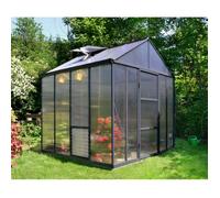 Palram – Serre de jardin Glory 702400, 5,7 m², gris anthracite