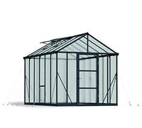 Canopia by Palram serre de jardin Glory 9.2m² (Gris) Cadre en aluminium, Panneaux en Polycarbonate, Résistant aux UV