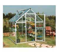 Canopia by Palram - Serre de jardin Harmony 3,4 m² - Cadre alu, polycarbonate anti-UV - Argent