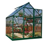 Canopia by Palram Serre de Jardin Harmony 2.3m² (Verte) Cadre en Aluminium, Panneaux en Polycarbonate, Résistant aux UV
