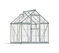 Canopia by Palram Serre de Jardin Harmony 3.4m² (Argent) Cadre en Aluminium, Panneaux en Polycarbonate, Résistant aux UV