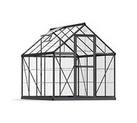 Canopia by Palram Serre de Jardin Harmony 4.5m² (Gris) Cadre en Aluminium, Panneaux en Polycarbonate, Résistant aux UV