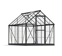 Canopia by Palram Serre de Jardin Harmony 5.7m² (Gris) Cadre en Aluminium, Panneaux en Polycarbonate, Résistant aux UV