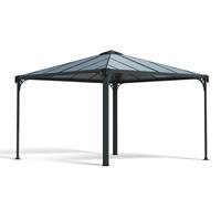 CANOPIA by Palram - Tonnelle de Jardin en Aluminium/Polycarbonate, Gris, 360cm x 360cm