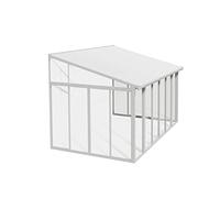Canopia by Palram véranda Tonnelle de Jardin fermée en kit Sanremo 13.1m² . Structure en Aluminium Panneaux polycarbonate, résistant aux intempéries