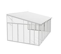 Canopia by Palram véranda Tonnelle de Jardin fermée en kit Sanremo 16.7m² . Structure en Aluminium Panneaux polycarbonate, résistant aux intempéries