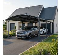 Canopia Carport Arcadia 8,63 x 3,59 m Gris
