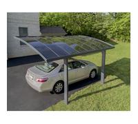 Palram - Carport Simple 14.3m² Gris Anthracite 704229 Gris