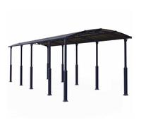 Canopia Carport Camping-Car Alpine 10,7 x 3,52 m Gris