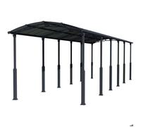 Canopia Carport Camping-Car Alpine 12,9 x 3,59 m Gris