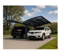 Palram - Carport Double 28.6m² Gris Anthracite 704950 Gris