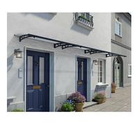 Palram - Marquise Transparente 453.5x91.5cm Gris Anthracite 705595 Gris