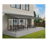 Palram Pergola adossée - Gris anthracite