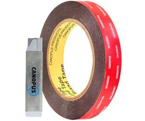 CANOPUS Ruban Adhésif Double Face 20mm x 3 mètre, Épaisseur 1,12mm