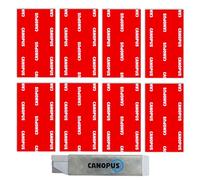 CANOPUS Ruban Adhésif Double Face Extra Fort, Étanche 8 PCs (25mm x 50mm), Transparent Tampon Adhésif, idéal pour connecter des matériaux transparents