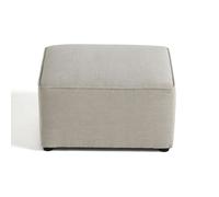 Bestmobilier Pouf rond Canopy - Beige