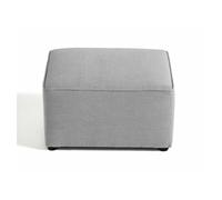 Bestmobilier Pouf Canopy - Gris clair