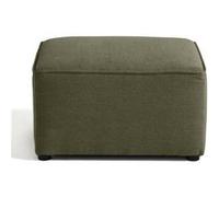 Bestmobilier Canopy pouf tissu - Vert