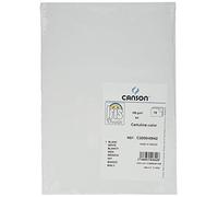 CANSON 16380 Papier Caniris Vivaldi Bla 01 A4 210x297mm 185g Spécial Art Travaux Manuels Pochette Lot de 15 Transparent