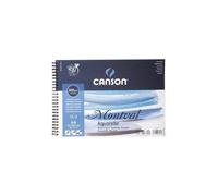 Canson-Infinity Album papier aquarelle Montval 210×297 mm 300 g spiralé petit côté 12 feuilles