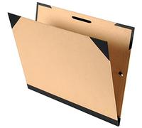 Canson 200003131 Lot de 10 chemises à dessin avec fermeture élastique Marron clair 610 x 810 mm