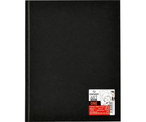Canson - Carnet de croquis Art Book One Couverture rigide 98 feuilles 100 g 216 x 279 mm blanc | 6 pièces