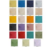 CANSON - Enveloppe Mi-Teintes expression, carré 140x140, x5 , vert clair