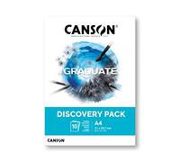 CANSON Graduate - Discovery Pack - Pochette papier 10 feuilles - 21x29,7 cm - Couleurs assorties
