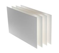 Canson - Lot de 4 cartons plume classiques 5 mm 50 x 65 cm pour maquettes, présentations et projets créatifs