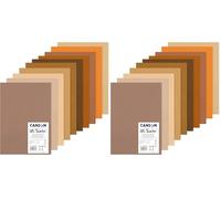 CANSON Mi-Teintes - Assortiment 10 feuilles de papier dessin A3-160g/m² - Nuances de brun (Lot de 2)