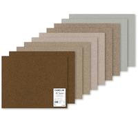 CANSON Mi-Teintes - Paquet 10 feuilles de papier dessin 50X65cm 160gm2 Couleurs chinées