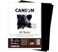 Canson Mi-Teintes Pastel Pad, Noir, 9"X12"
