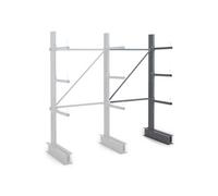 Cantilever léger simple face - Kit suivant H. 2000 x L. 1250 x P. 700 mm 3 niv.