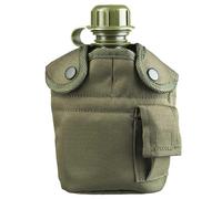 Cantine avec housse et gobelet US Plastic Canteen 900 ml Mil-Tec - Olive