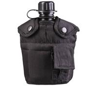 Cantine US Plastic Canteen 900 ml avec étui et gobelet Mil-Tec - Black